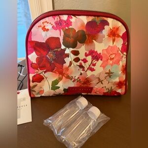 Ted Baker Elegant Bright Floral Cosmetic Bag-NWT